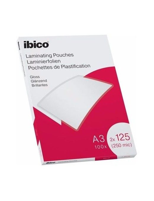 FUNDAS PLASTIFICAR A3 125 MICRAS IBICO