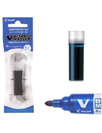 RECARGA ROTULADOR V BOARD AZUL PILOT C/12