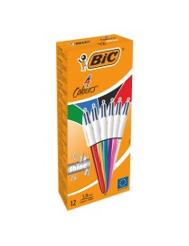 BOLIGRAFO BIC 4 COLORES SHINE METAL SURTI