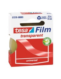 CINTA ADHESIVA 33X19 TRANSPARENT FILM TESA