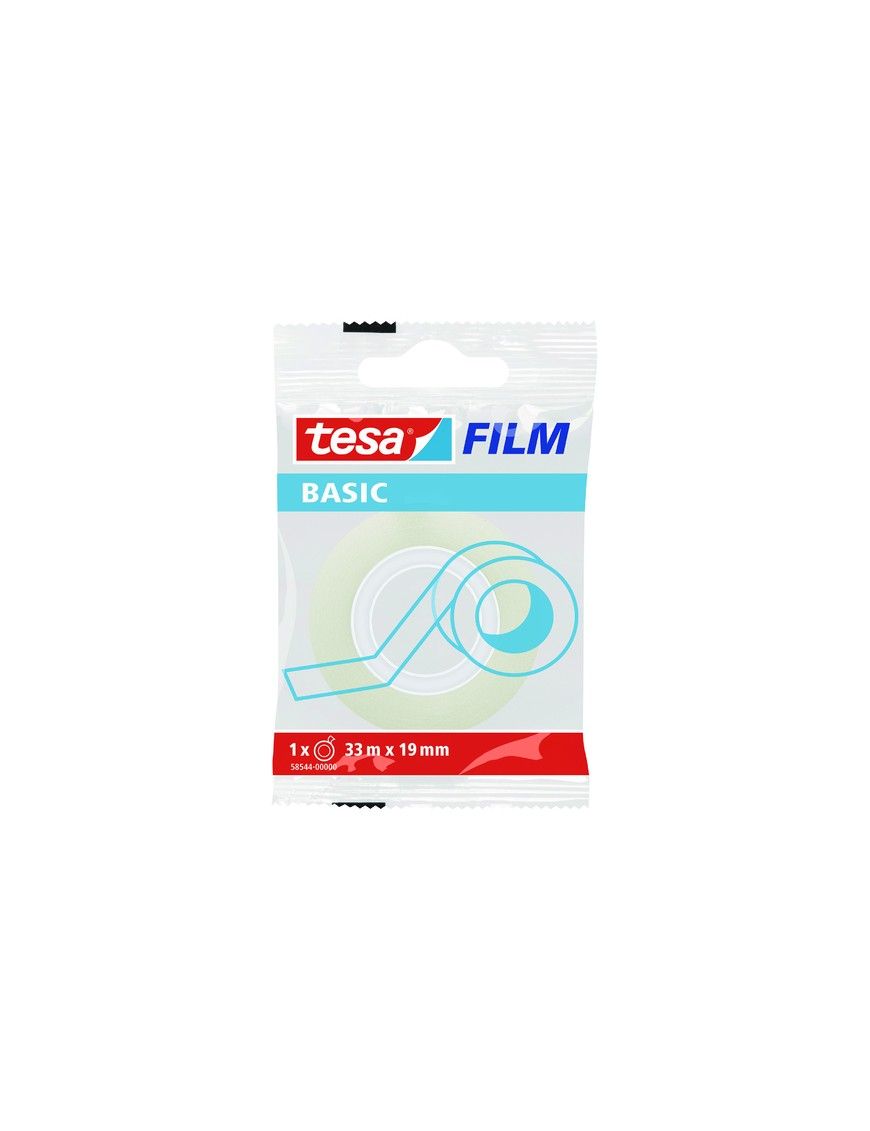CINTA ADHESIVA TRANSPARENTE 33X19 TESA BASIC