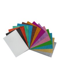 GOMA EVA FAIBO PURPURINA FUCSIA 40X60