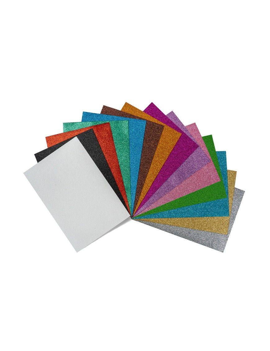 GOMA EVA FAIBO PURPURINA FUCSIA 40X60