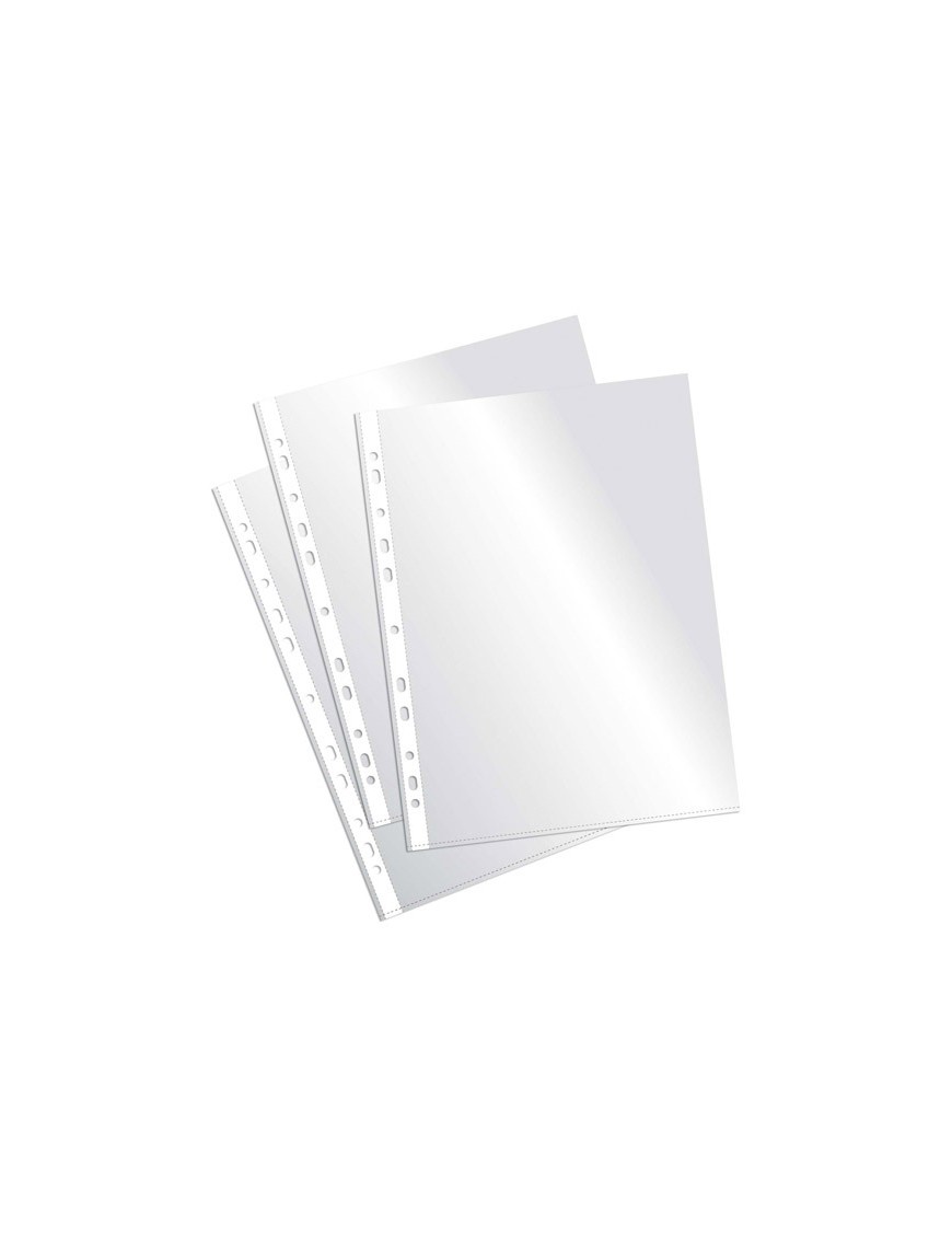 FUNDA MULTITALADRO EXTRA 0.8 FOLIO GRAFOPLAS C/100