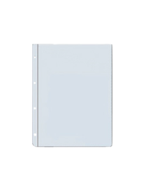 FUNDA TRANSPARENTE A4 CON REFORZADA PARDO