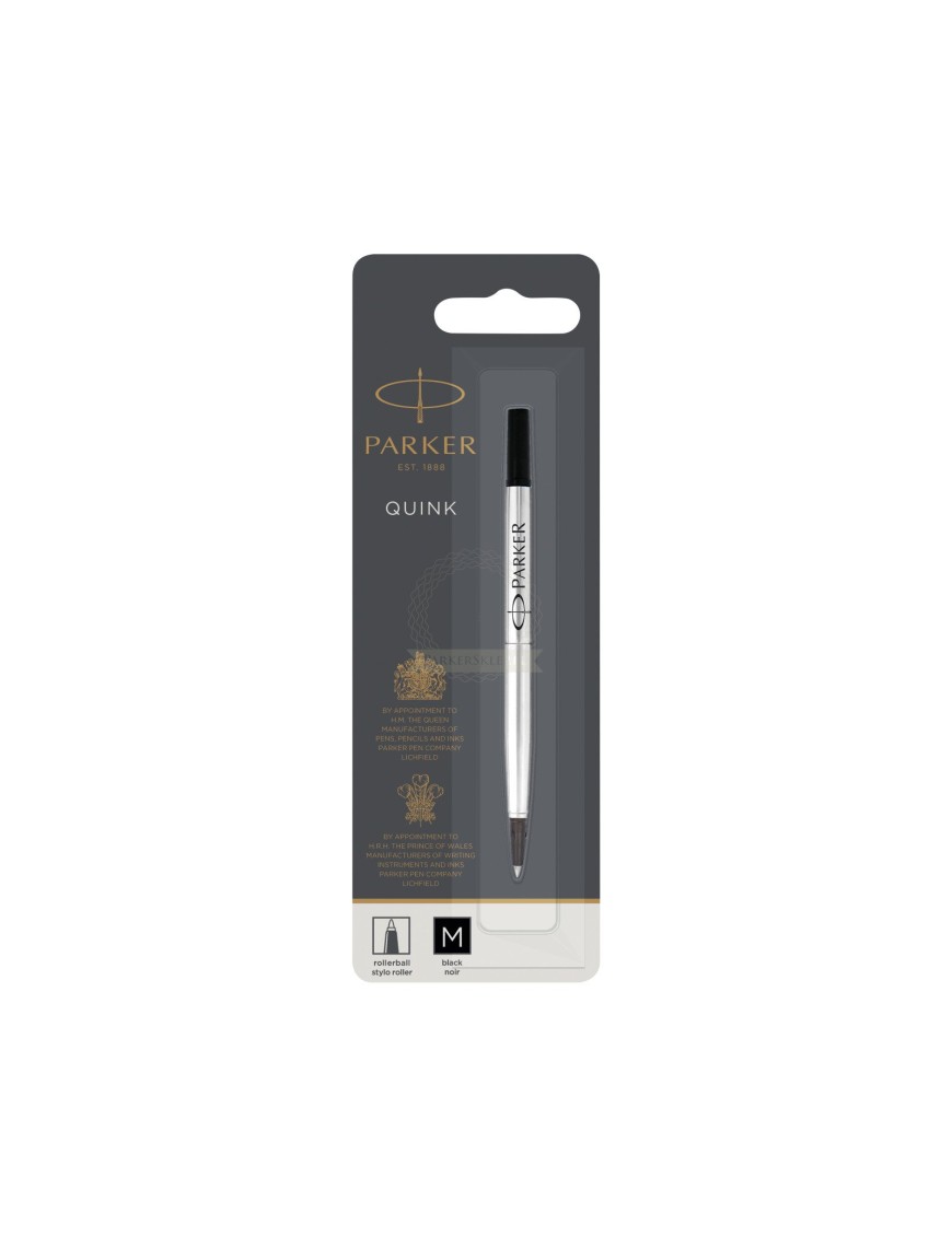 RECAMBIO PARKER ROLLER BALL 08MM. NEG.