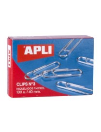 CLIP NIQUELADOS APLI Nº3 11712
