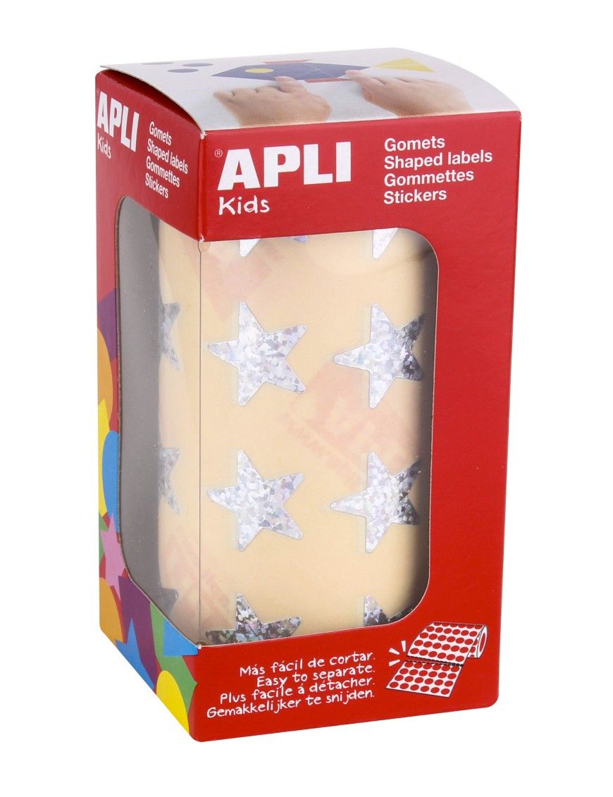 ROLLO GOMETS ESTRELLAS GRANDES HOLOGRAFICAS APLI