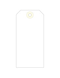 ETIQUETA COLGANTE CON ARANDELA 120X57 C/1000