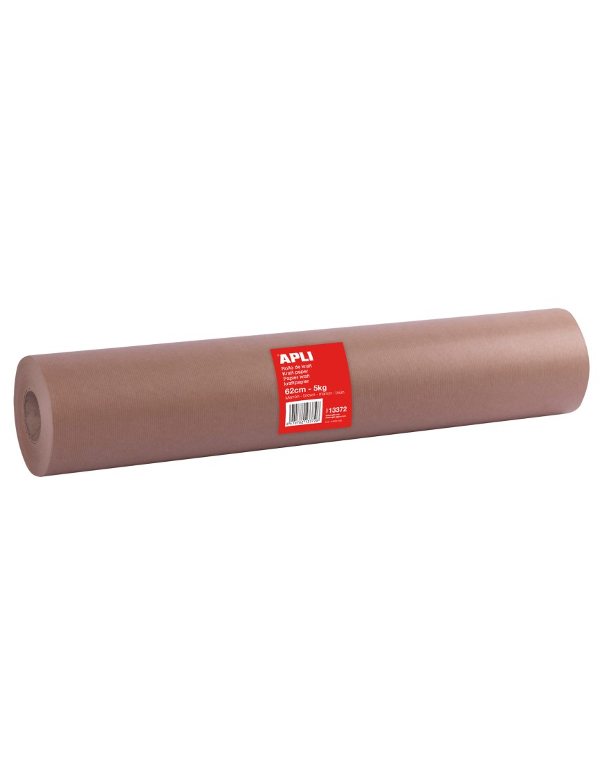 BOBINA DE PAPEL KRAFT MARRON DE 62 CM Y 5 KG APLI
