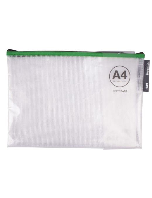 BOLSA ZIPPER BAG A4 COLORES SURTIDOS