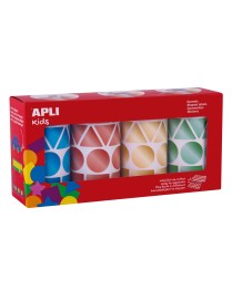 PACK 4 ROLLO GOMETS 27 METALIZADOS