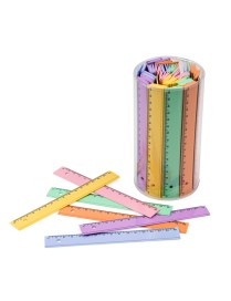 BOTE 100 REGLA COLOR 16 CM SURTIDOS