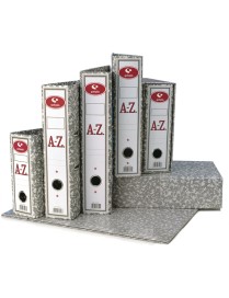 ARCHIVADOR A4 CLASSIC GRIS CLARO JASPEADO