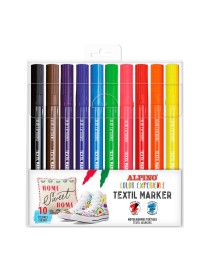 SET 10 ROTULADORES TEXTILES DECOR COLOR EXPERIENC