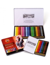 CAJA METALICA LAPIZ ACUARELABLE KOH-I-NOOR 24