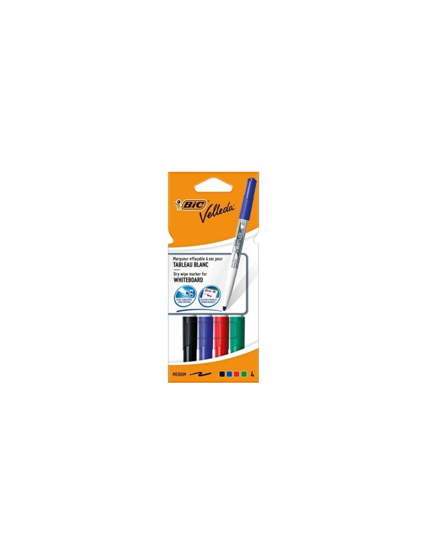 BLISTER 4 ROTULADORES VELLEDA 1741