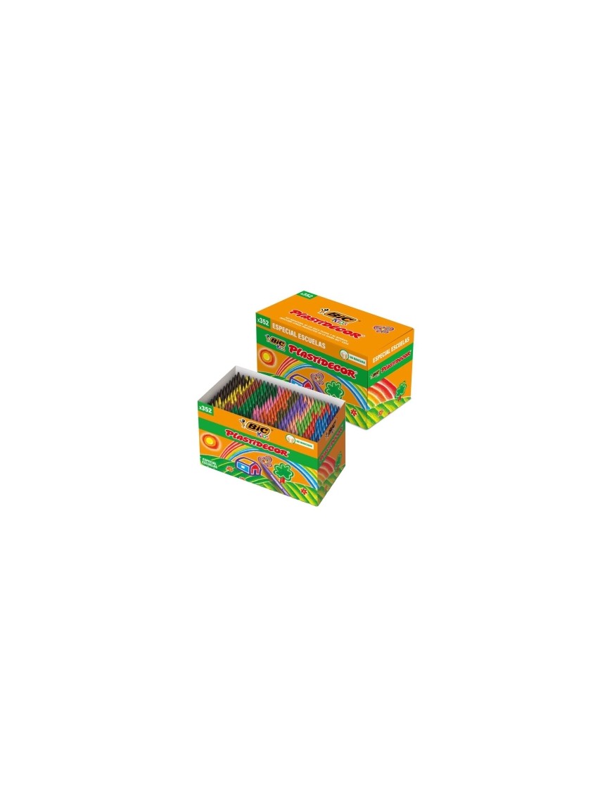 CERAS PLASTIDECOR 352 UNIDADES BIC KIDS.