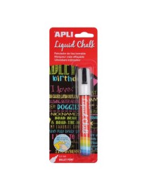 ROTULADOR TIZA LIQUIDA 5,5 MM ROSA APLI 16904