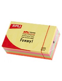 APLI NOTAS ADHESIVAS 125X75 COLORES BRILLANTES