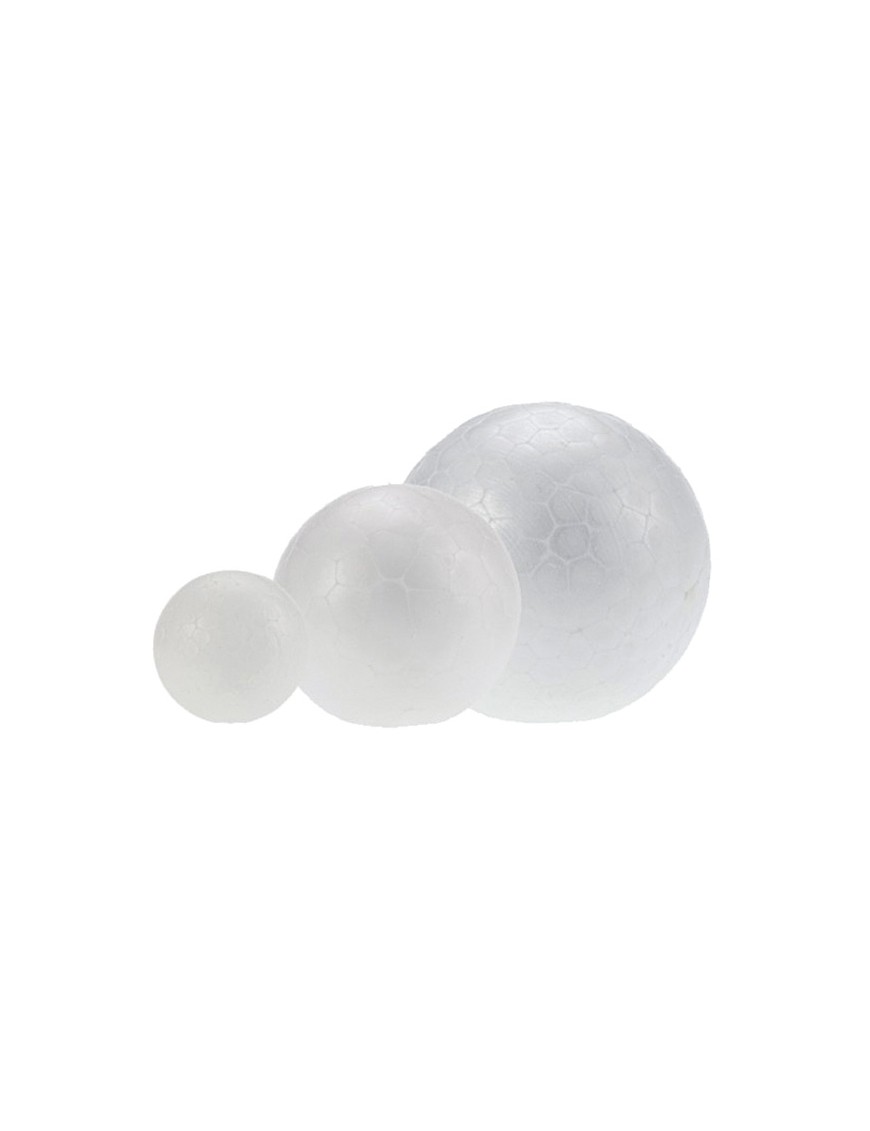 BOLAS POREXPAN 8 CM PACK 6