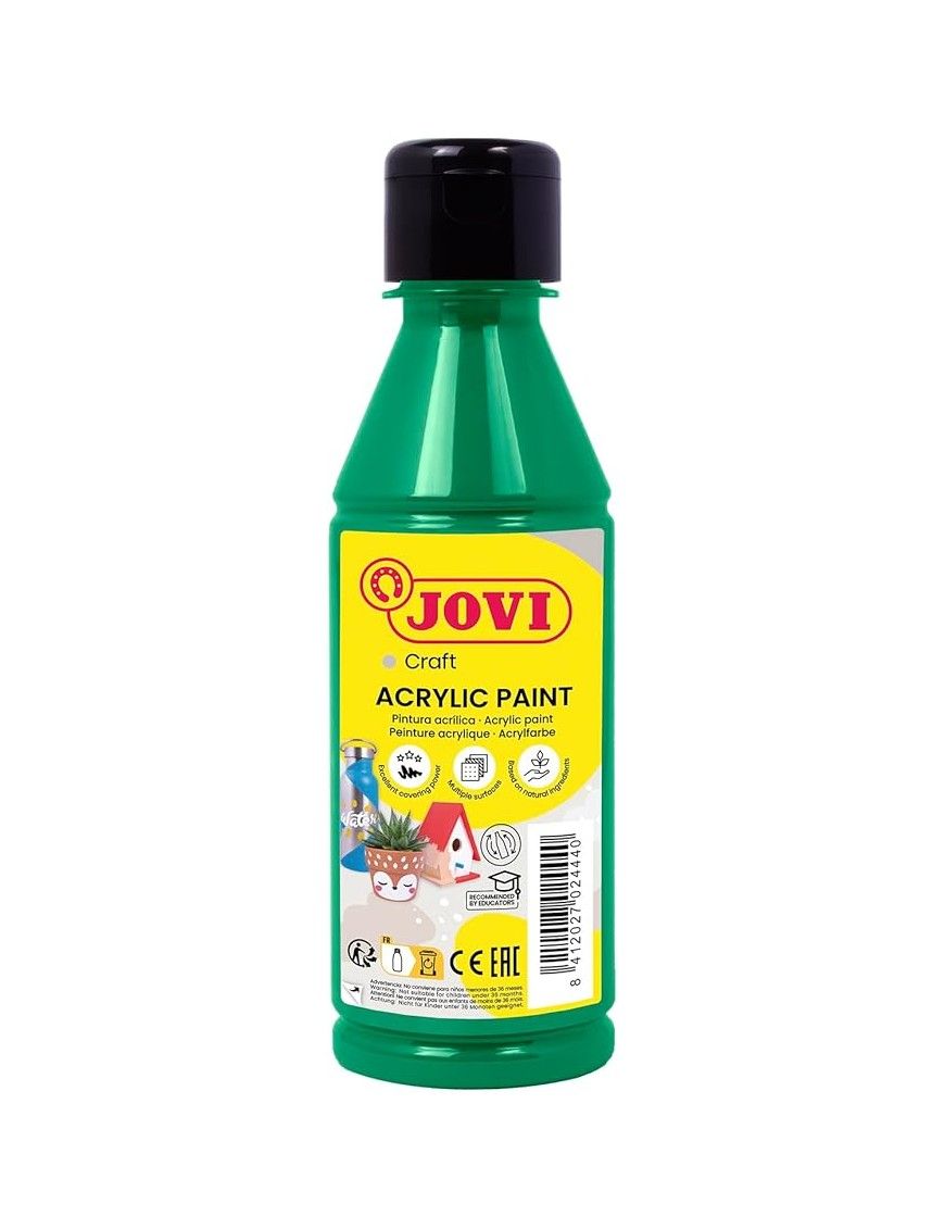 PINTURA ACRILICA MULTIUSO JOVIDECOR 250 VERDE OSCU