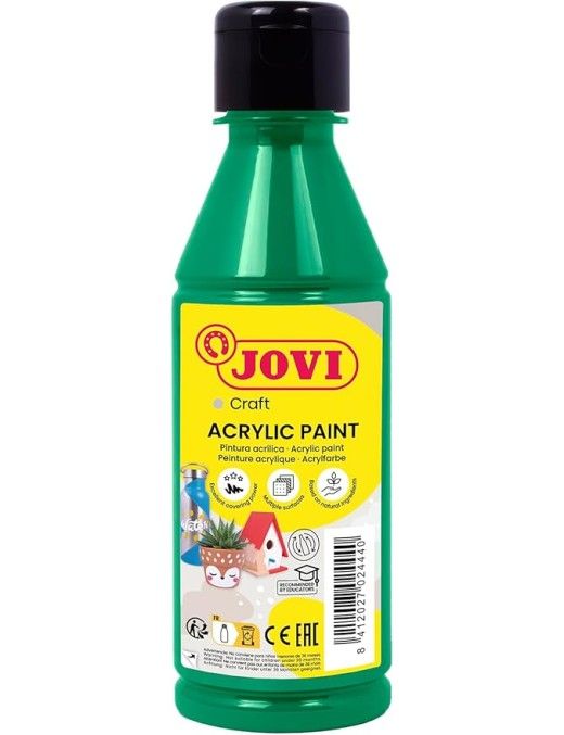 PINTURA ACRILICA MULTIUSO JOVIDECOR 250 VERDE OSCU