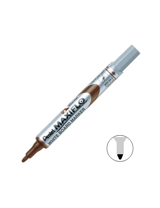 ROTULADOR PENTEL PIZARRA MAXIFLO MARRON MWL5S