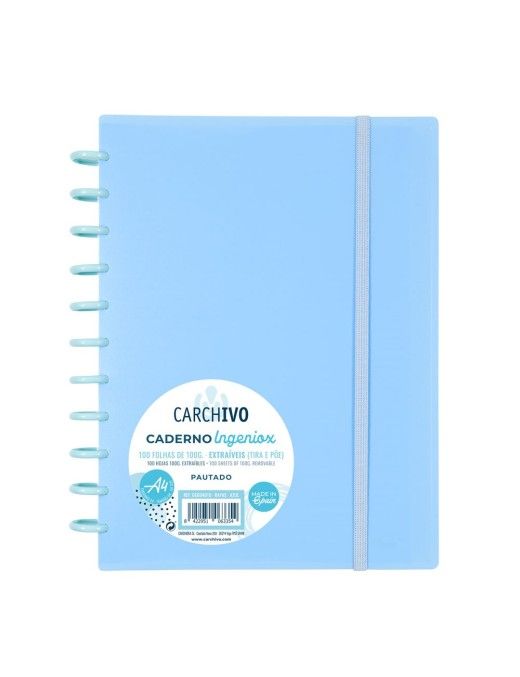 CUADERNO CARCHIVO INGENIOX A4 100 HOJAS 5X5