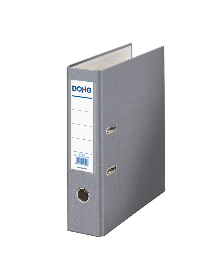 ARCHIVADOR FOLIO GRIS LOMO 70 DOHE