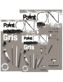 BLOCS PAINTON GRIS A5 30H 250G EXACLAIR