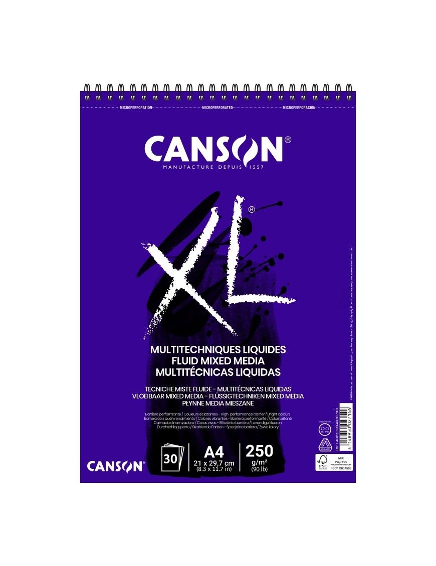 BLOC DIBUJO CANSON XL MIX MEDIA A5