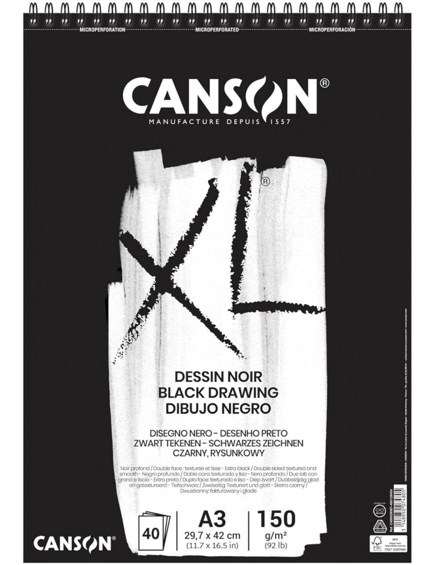 AL CANXL NOIR 40H A3 150G