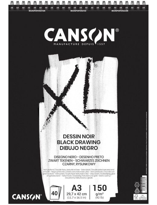AL CANXL NOIR 40H A3 150G