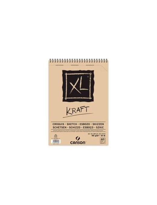 AL CANXL KRAFT 60H A4 90G BRUN