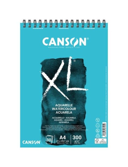 BLOC A4 AQUARELLE 30H A4 300G