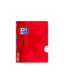 LIBRETA GRAPADA OPENFLEX A5 PAUTA 3.5 ROJO