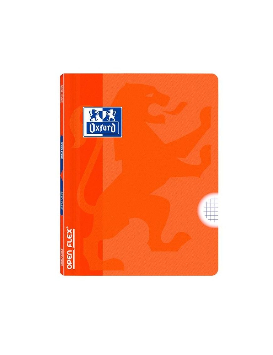 LIBRETA GRAPADA OPENFLEX A4 OXFORD NARANJA 4X4
