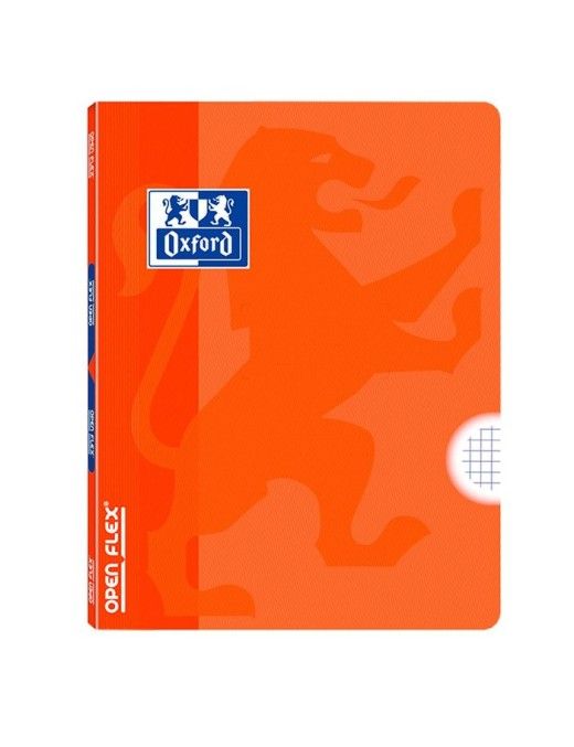 LIBRETA GRAPADA OPENFLEX A4 OXFORD NARANJA 4X4