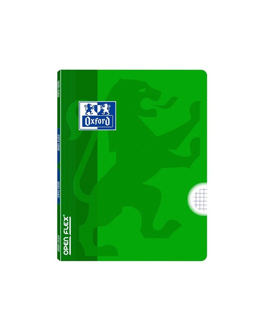 LIBRETA GRAPADA OPENFLEX A4 OXFORD VERDE 4X4