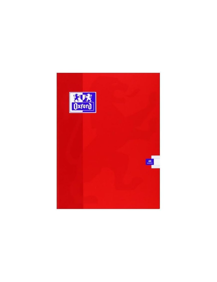 LIBRETA GRAPADA OPENFLEX A4 OXFORD ROJO 5X5