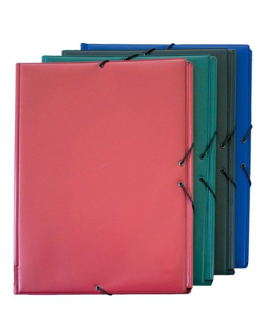 CARPETA GOMAS SOLAPAS FOLIO PROLON PVC GRAFOPLAS