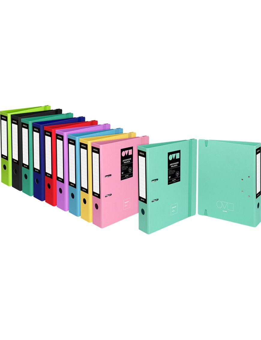 ARCHIVADOR A4 65MM UNEQ MINIMAL SURTIDO