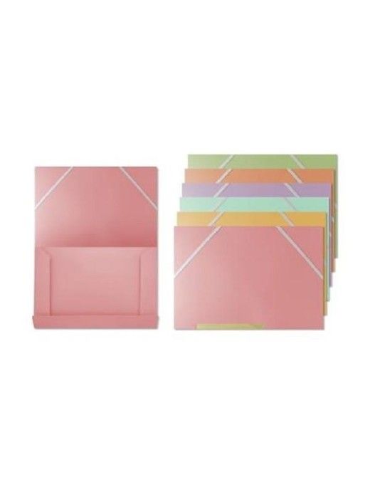 CARPETA GOM/SOL A4 PASTEL
