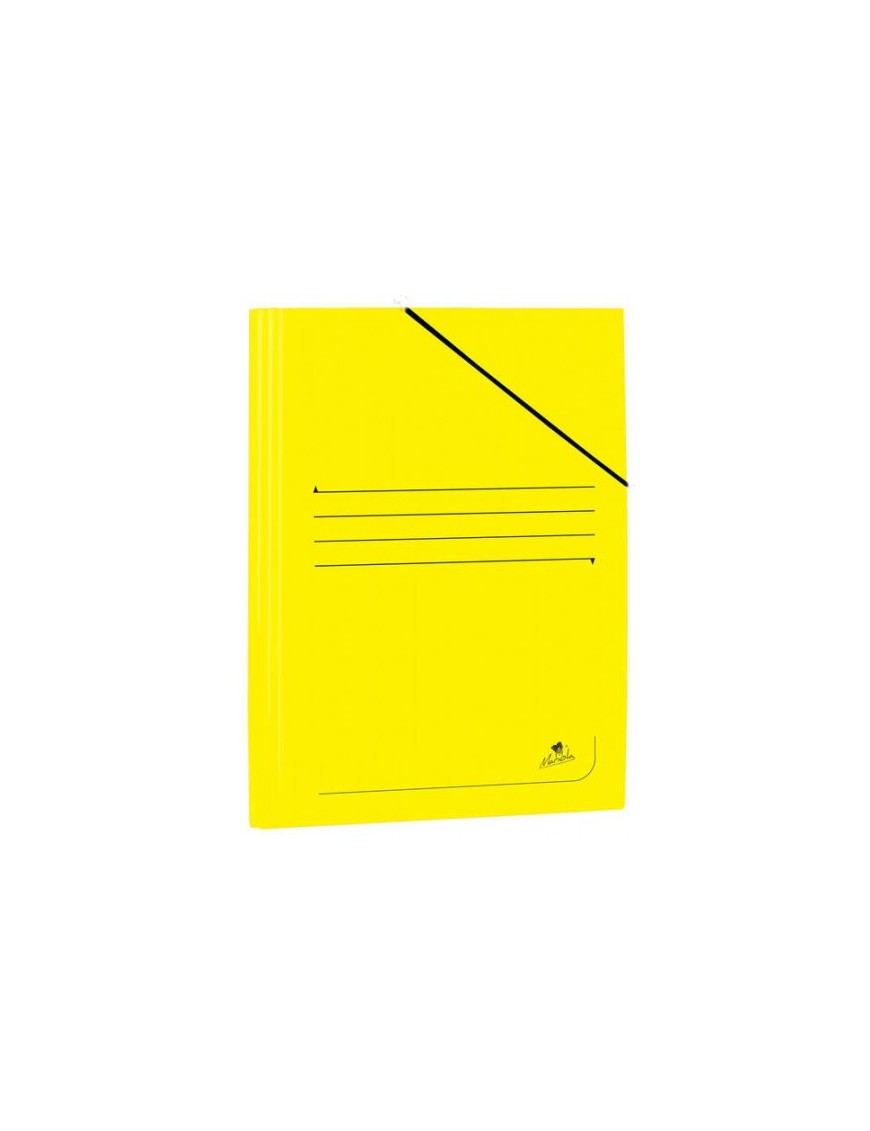 CARPETA GOMAS SOLAPAS Fº AMARILLO
