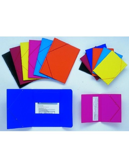 CARPETA GOMAS SOLAPAS PVC 4º SARO COL. STDOS.