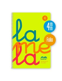 CUADERNO LAMELA Fº 4MM P.P 7FTP004 AMARILLO