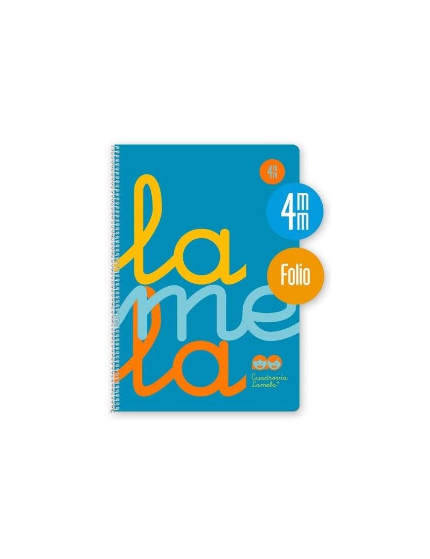 CUADERNO LAMELA Fº 4MM P.P 7FTP004 AZUL