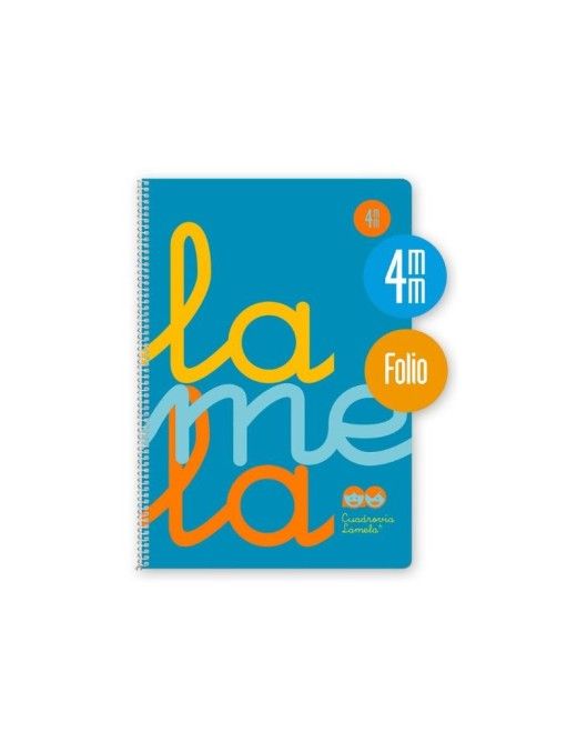 CUADERNO LAMELA Fº 4MM P.P 7FTP004 AZUL