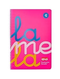 CUADERNO LAMELA Fº 4MM P.P 7FTP004 ROSA